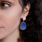 Althea - Luxe Oorbellen met Lapis en Tijgeroog