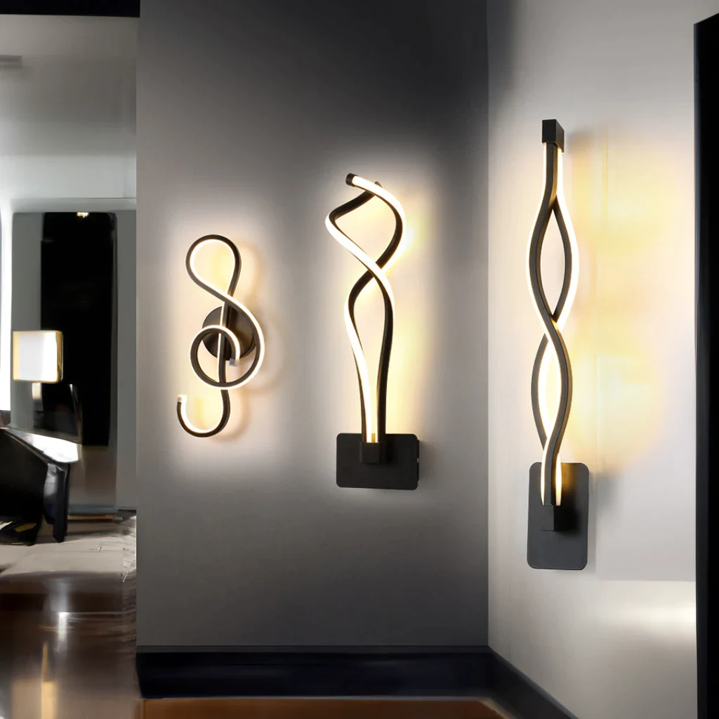 ÉclatHarmonieux – Elegante Wandlamp voor een Rustgevende Sfeer