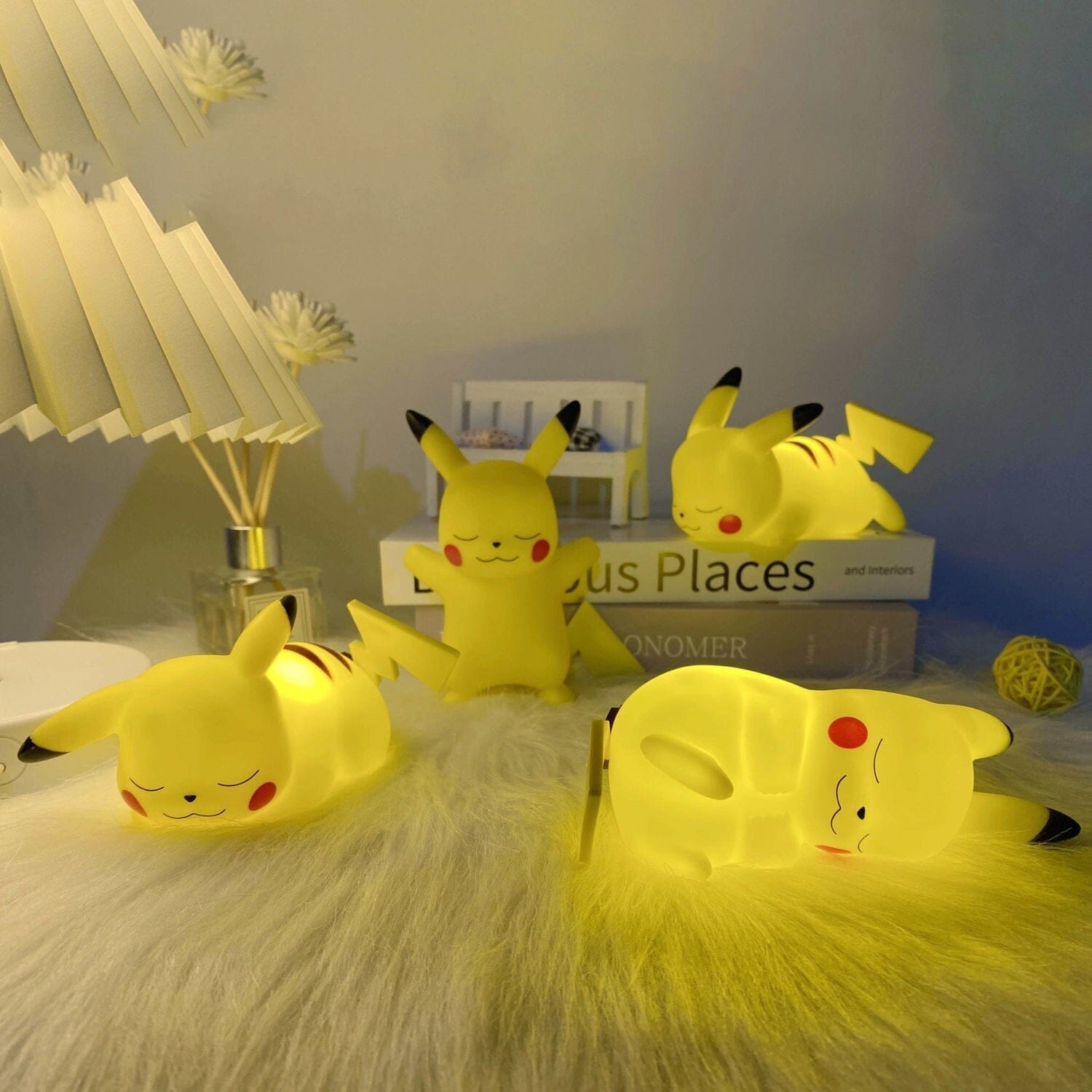 Betoverende Pikachu Nachtlamp -  Magisch Licht voor Kinderen