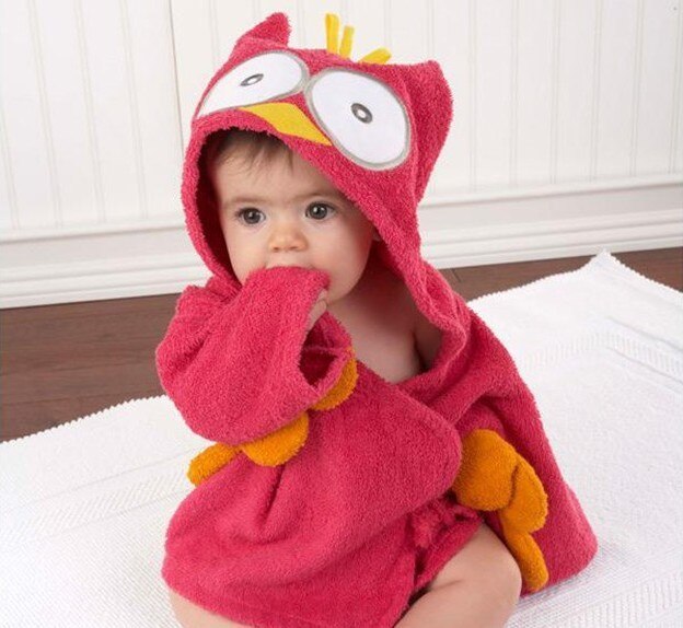 AnimalHug - Schattige Zachte Babybadjas met Dierenontwerp