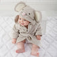 AnimalHug - Schattige Zachte Babybadjas met Dierenontwerp