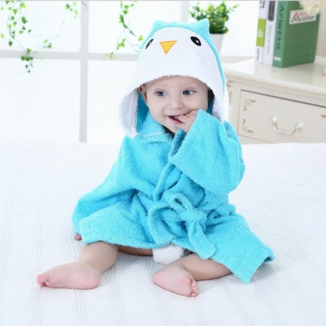AnimalHug - Schattige Zachte Babybadjas met Dierenontwerp