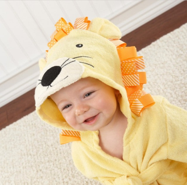 AnimalHug - Schattige Zachte Babybadjas met Dierenontwerp
