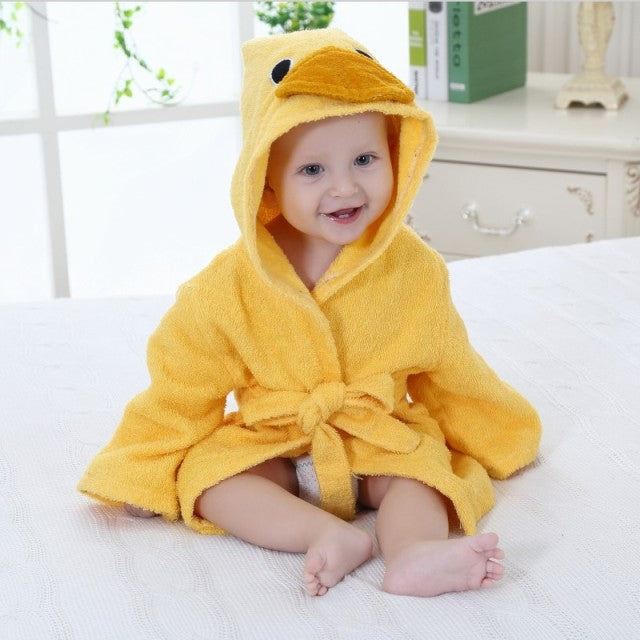 AnimalHug - Schattige Zachte Babybadjas met Dierenontwerp