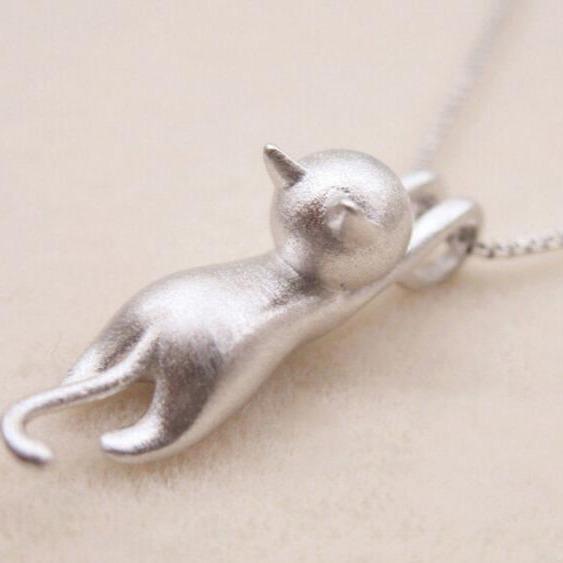 Betoverende Kitty Halsketting van 925 Sterling Zilver - Mia