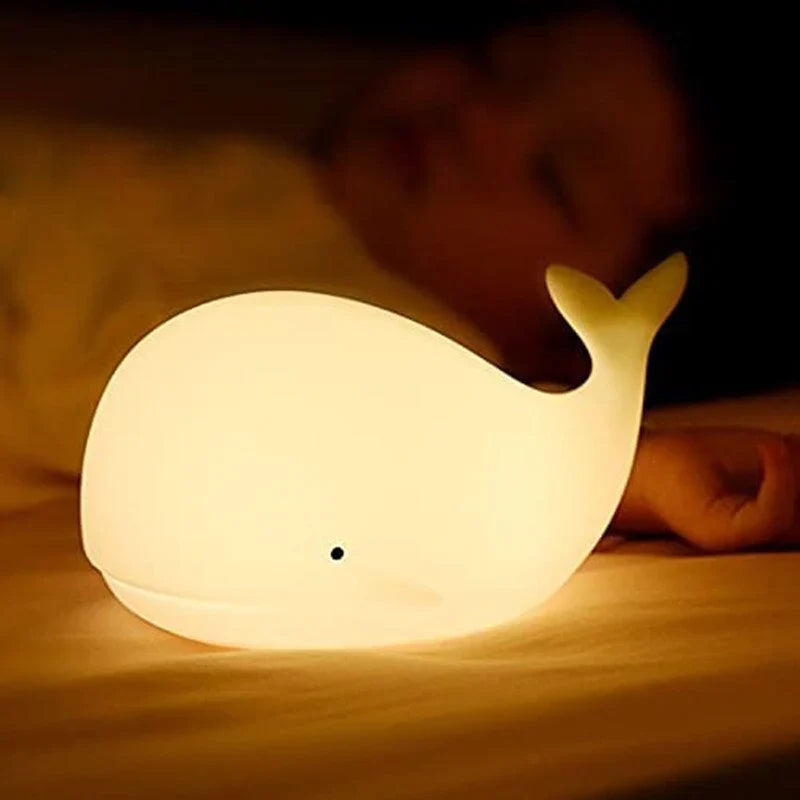 GlowWhale - Betoverend Walvis Nachtlampje met Kleureffecten