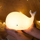 GlowWhale - Betoverend Walvis Nachtlampje met Kleureffecten