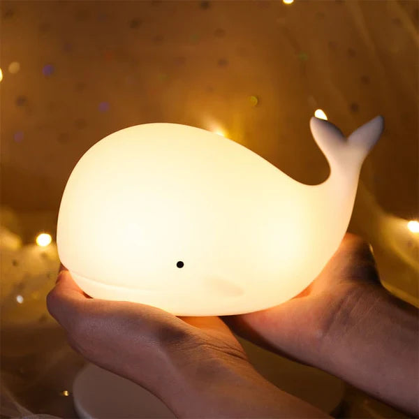 GlowWhale - Betoverend Walvis Nachtlampje met Kleureffecten