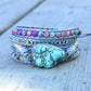 Selina Armband - Turkooise Wikkelarmband voor Heling & Bescherming