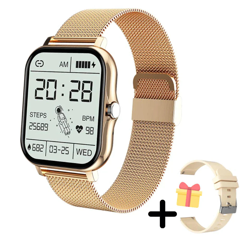 HealthWatch – Luxe Multifunctionele Smartwatch voor Gezondheid