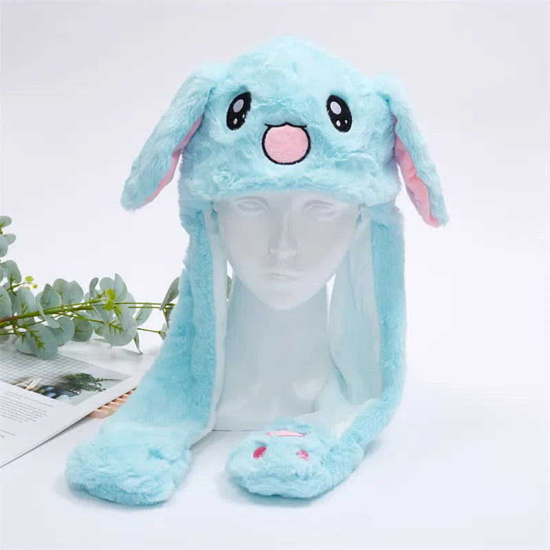 BunnyBounce Hat – Schattige Muts met Beweegbare Oortjes