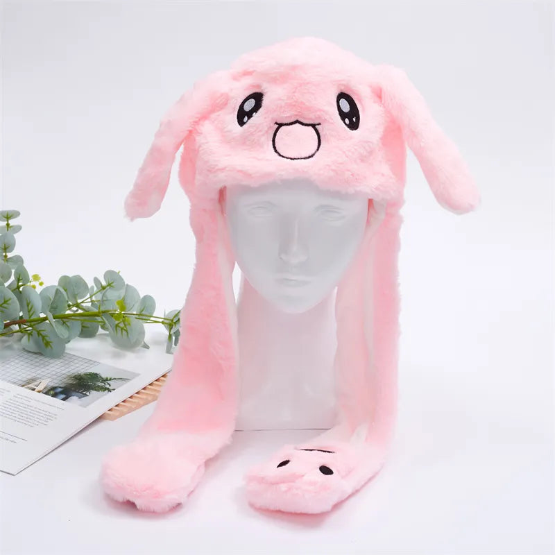 BunnyBounce Hat – Schattige Muts met Beweegbare Oortjes