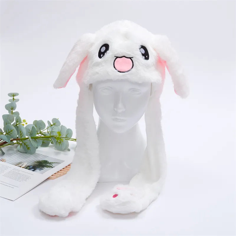 BunnyBounce Hat – Schattige Muts met Beweegbare Oortjes