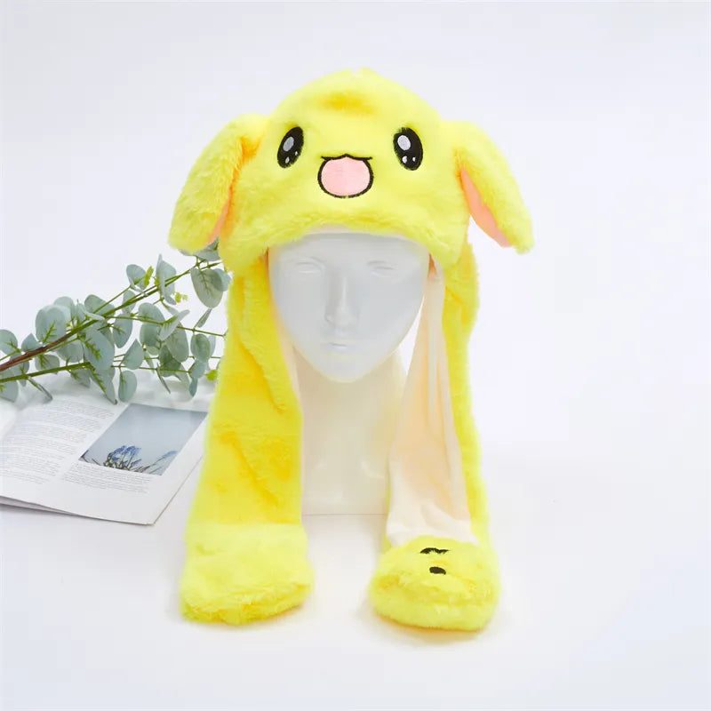 BunnyBounce Hat – Schattige Muts met Beweegbare Oortjes
