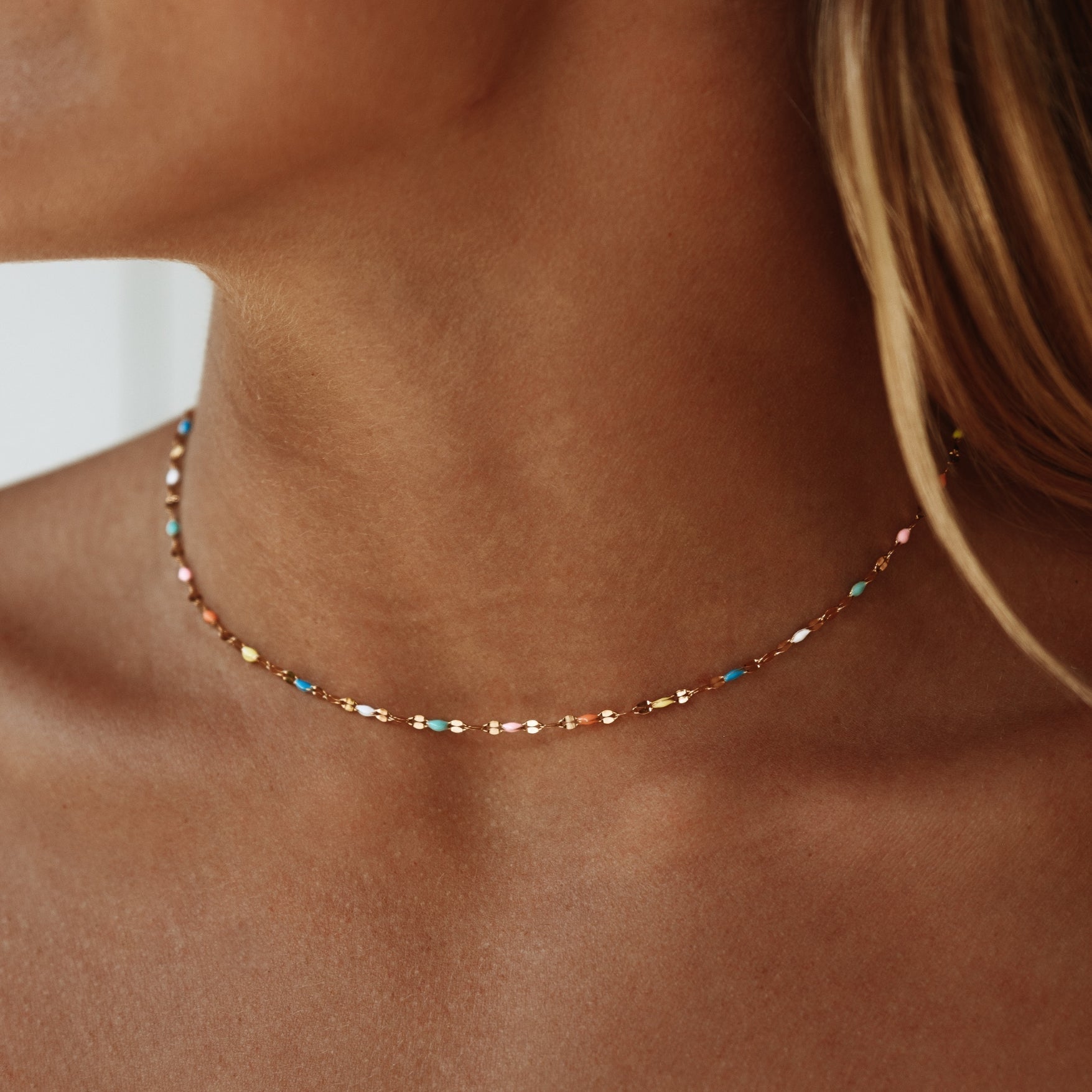 Selina's Stunning Rainbow Choker