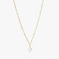 Elegant Baroque Pearl Pendant Necklace - Anisa
