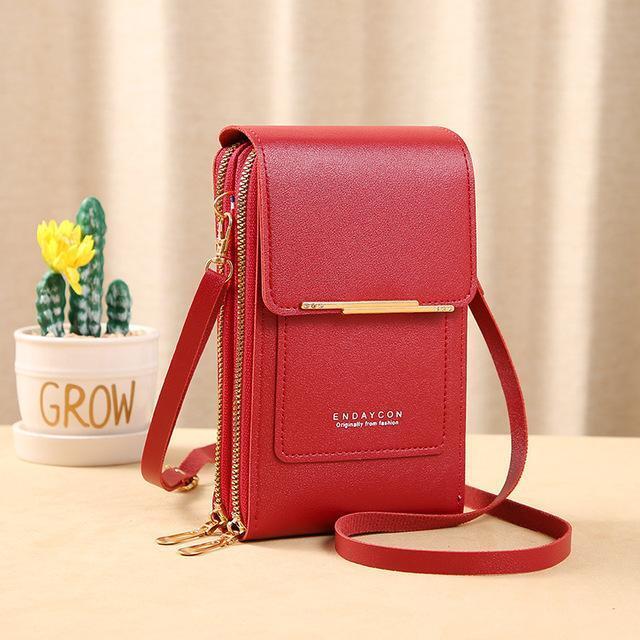Sonia Wallet – Elegant Leren Telefoonhoes