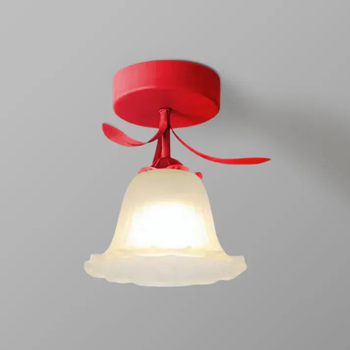 MiniFlorale Plafondlamp - Luxe Mini Hanglamp voor Tijdloze Sfeer