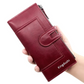ElegantLeather – Lange Leren Portemonnee voor Dames