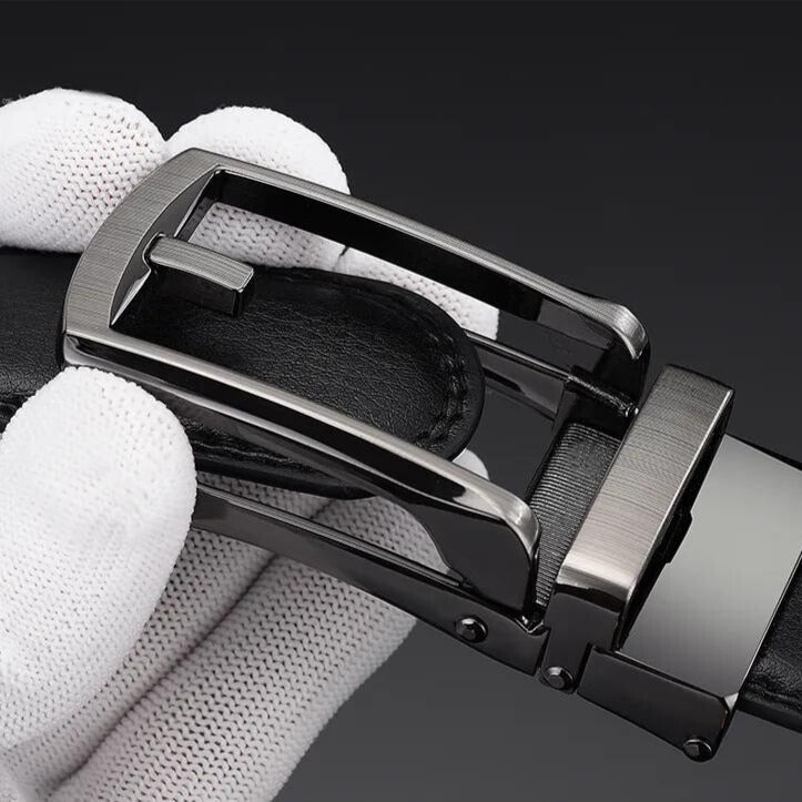 EliteSlide Belt – Luxe Leren Verstelbare Accessoire