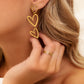 TripleHeart Earrings - Elegante & Trendy Oorbellen