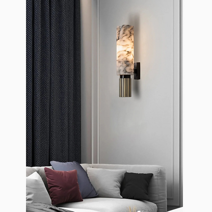 Stijlvolle Marmeren Wandlamp  - Voor Luxe en Sfeervol Interieur