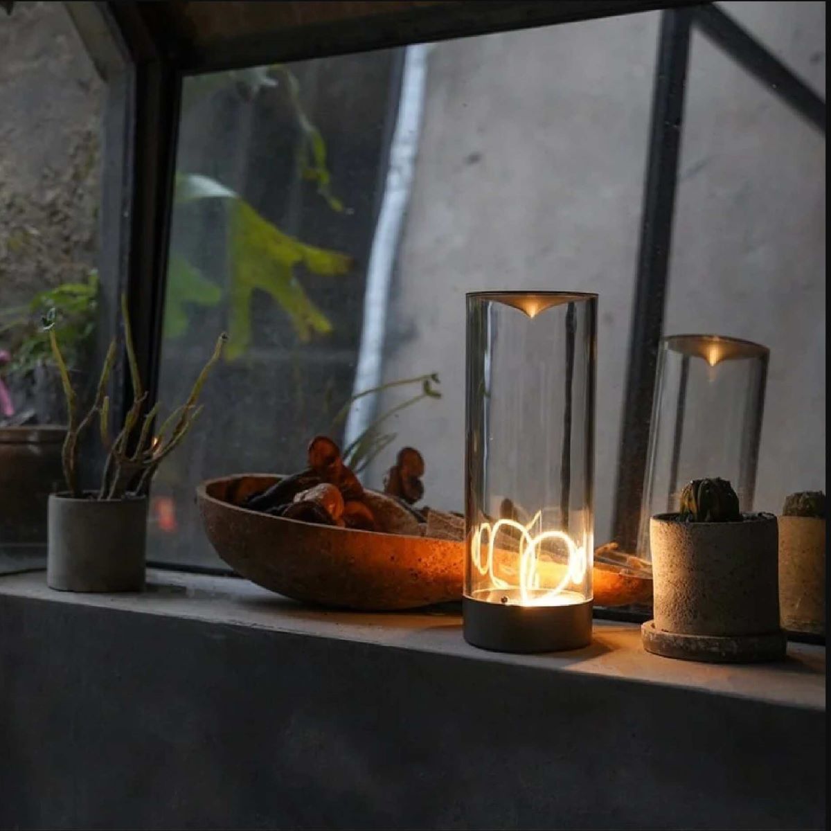 Shine - Elegante Draadloze Tafellamp met Dimbare Verlichting