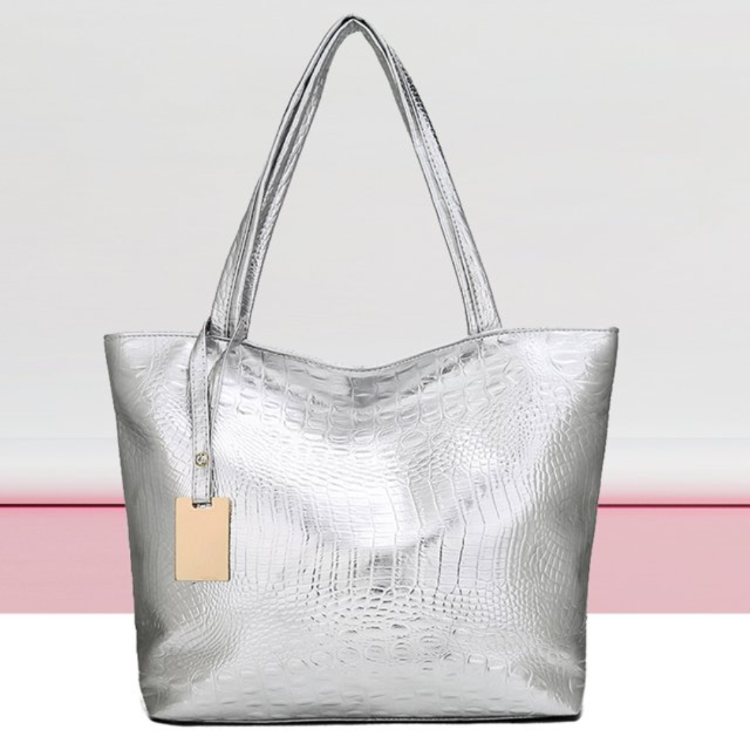 IsabellaBag – Luxe Schoudertas met Krokodillenprint