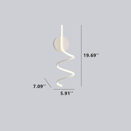 GlowWave - Strakke LED Wandlamp met Boogdesign