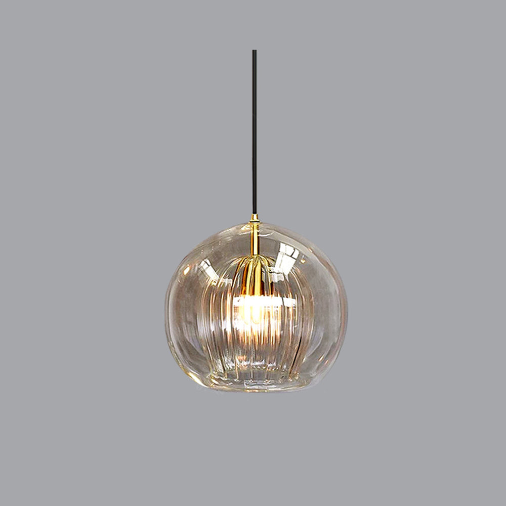 AmberGlow Pendant - Luxe Hanglamp voor een Sfeervolle Ambiance