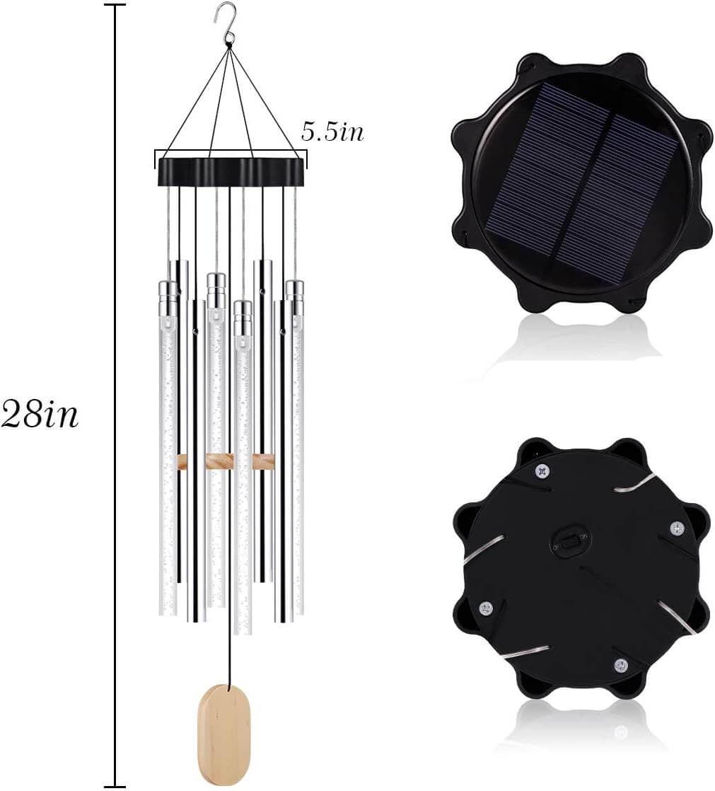 Harmony - Kleurige Tuinwindgong met Licht en Geluid