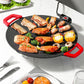 GrillCook - Rookvrije Bakplaat voor Gezond Koken