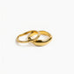 Elegantes Stapelring-Set - Luna