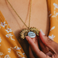 Solara – Elegante Zonnebloem Damesketting