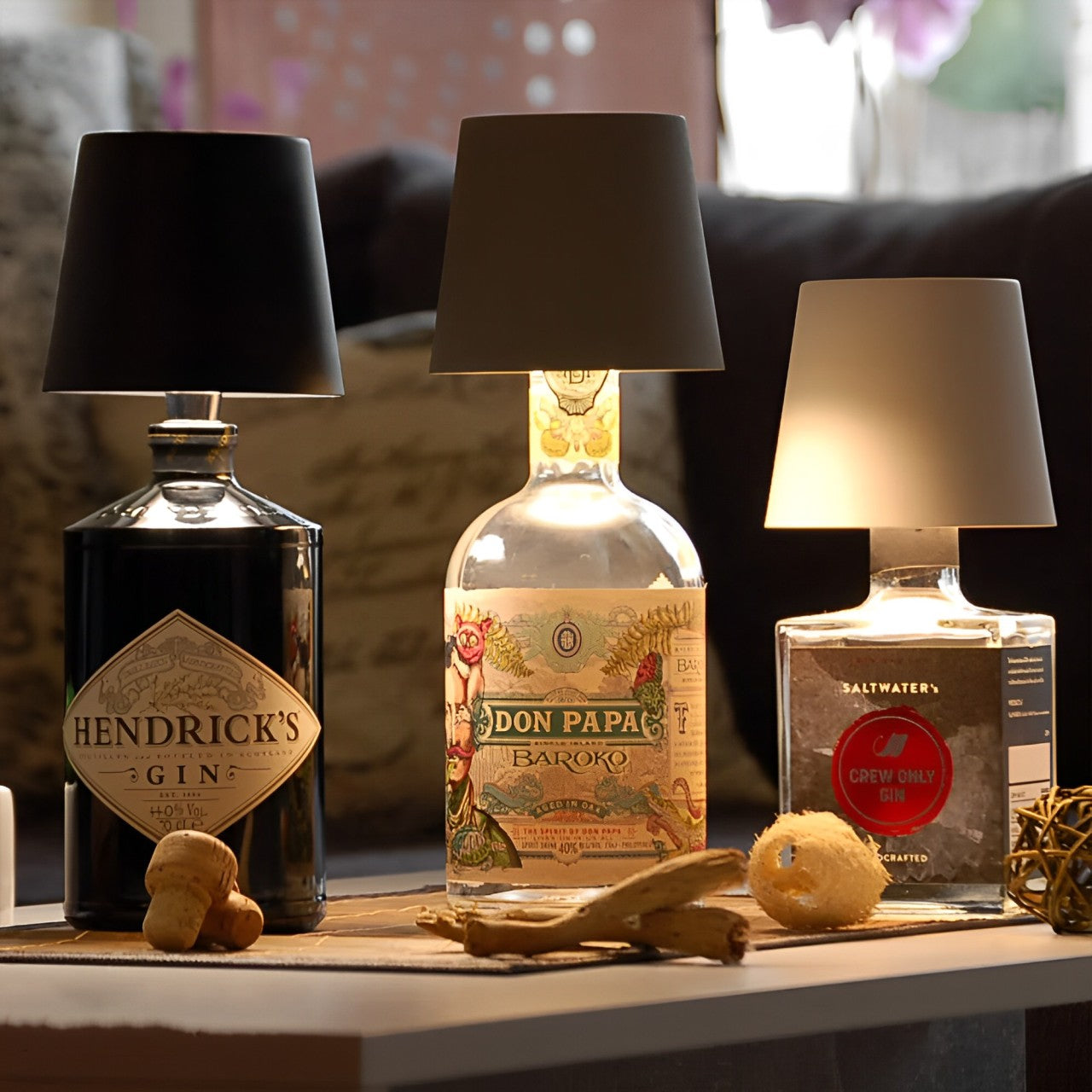 Draadloze Bottle Lamp - Oplaadbare lamp voor flessen