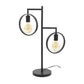 HennesLamp – Moderne Tafellamp met Zwart Nikkel