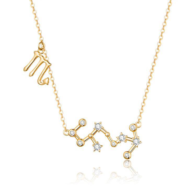 Celestial Zodiac Astrology Necklace - Celestia