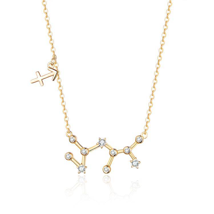 Celestial Zodiac Astrology Necklace - Celestia