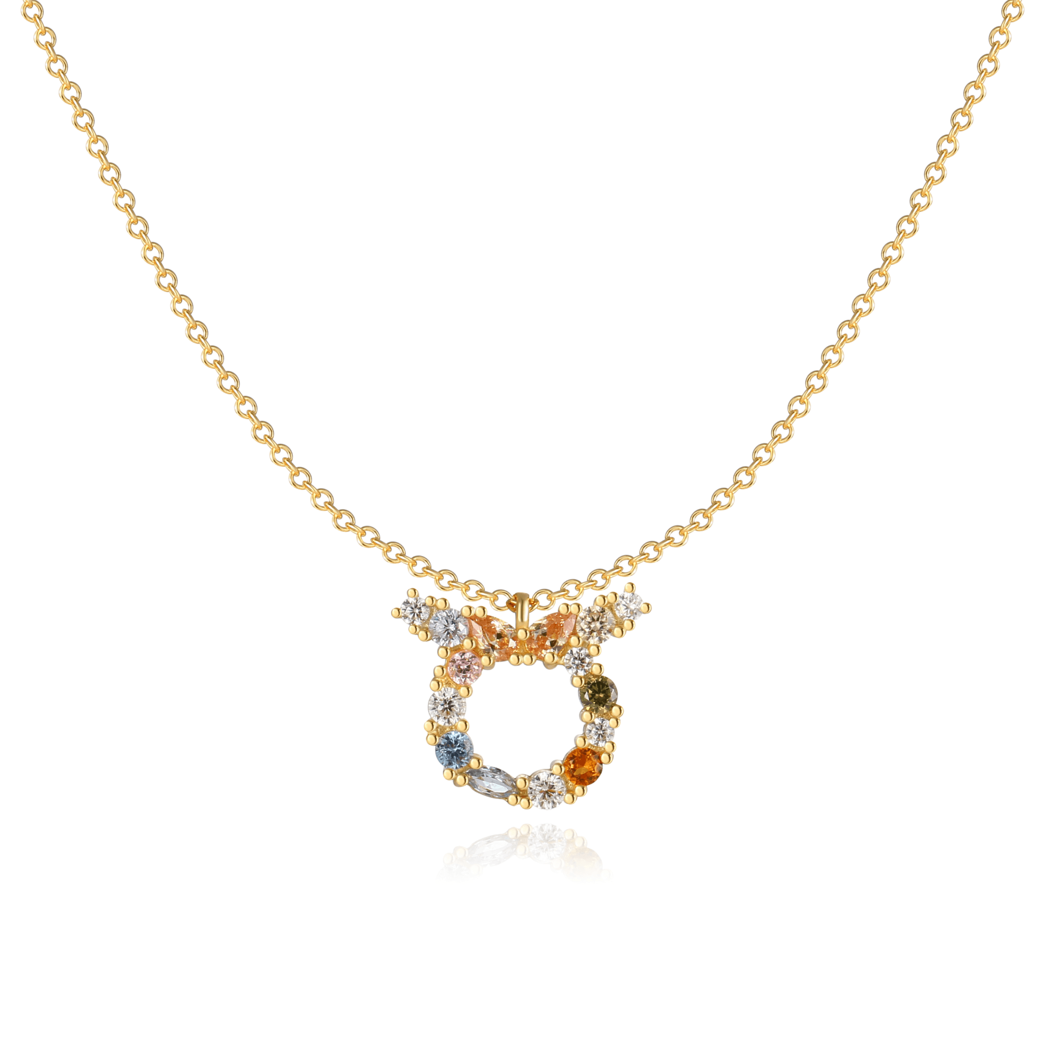 Elegant Celestial Star Sign Necklace - Celestia