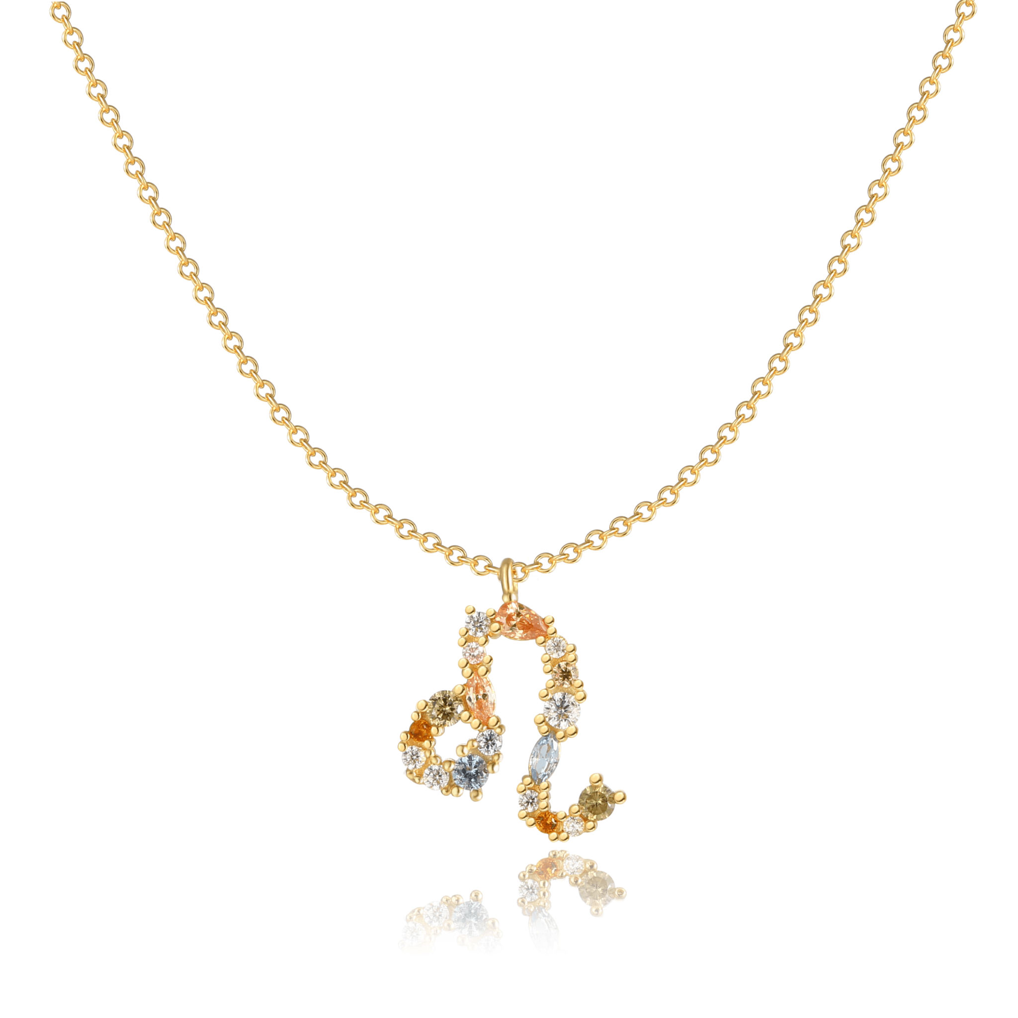 Elegant Celestial Star Sign Necklace - Celestia