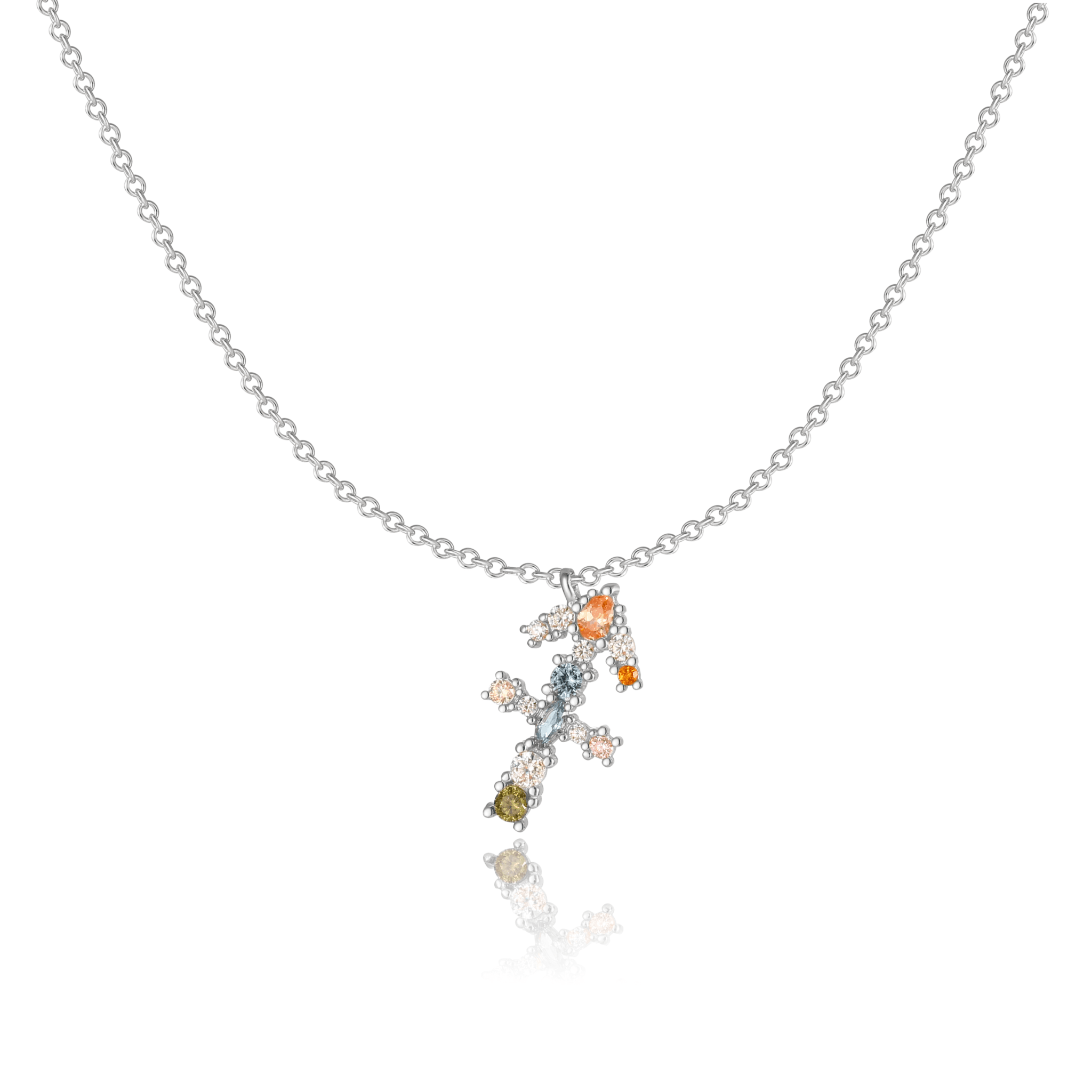 Elegant Celestial Star Sign Necklace - Celestia