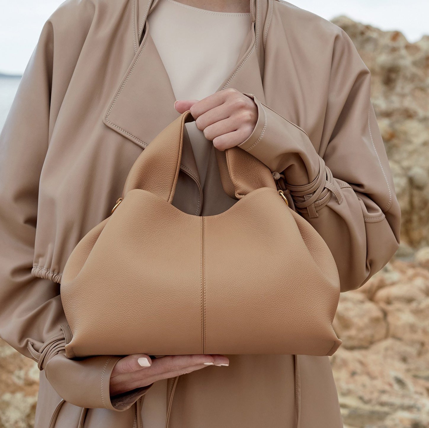PureElegance Bag - Luxe Vintage Leren Damestas