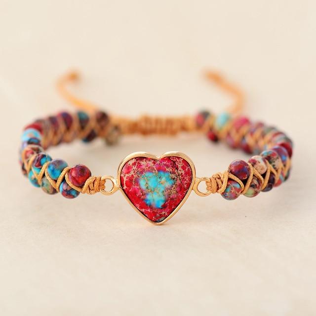 Amélie LoveStone Armband - Elegante Jaspis Accessoire