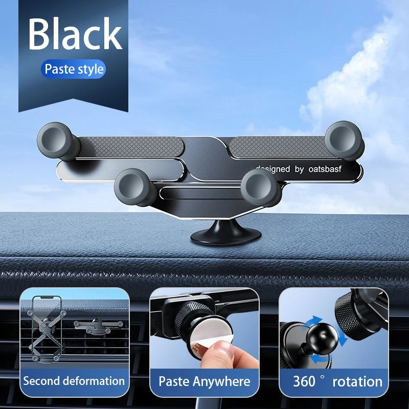 Brona Holder - Verstelbare 360° Telefoonhouder voor Auto