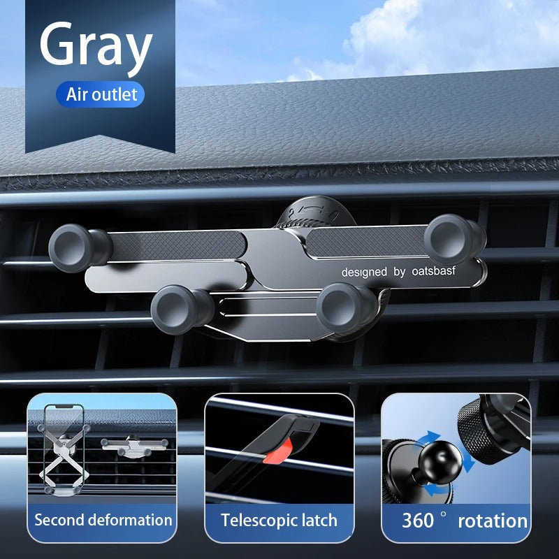 Brona Holder - Verstelbare 360° Telefoonhouder voor Auto