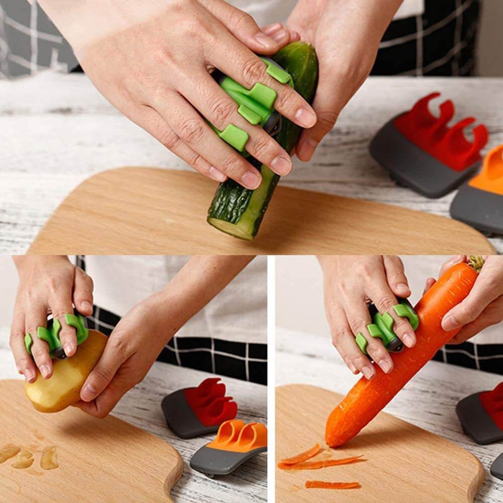 FingerGuard - Veilig Groenteschiller voor de Keuken