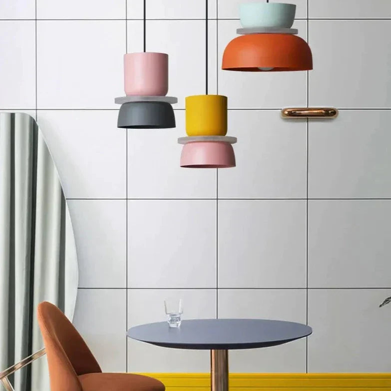 Macaron Glow – Kleurrijke Hanglamp voor Gezellige Sfeer