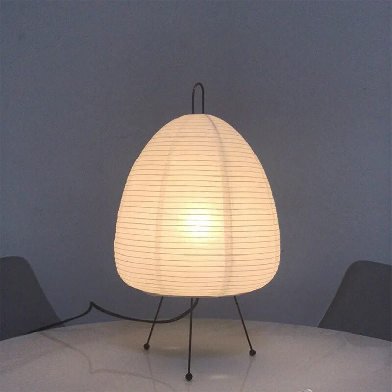 RadiantHue: Verfijnde Rijstpapier Lamp voor Serene Verlichting