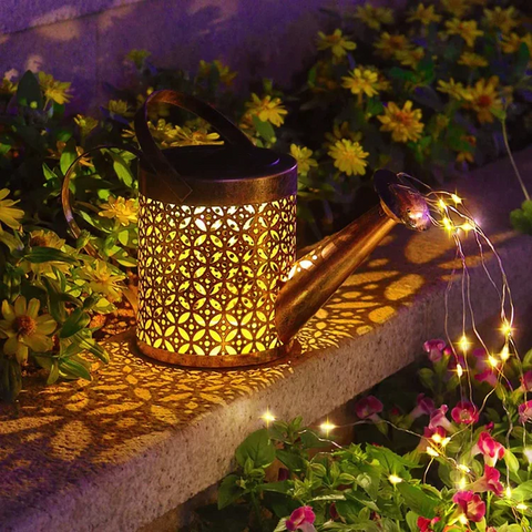 Draadloze LED Solar Lichtgieter - Creëer een fantastische sfeer in jouw tuin!