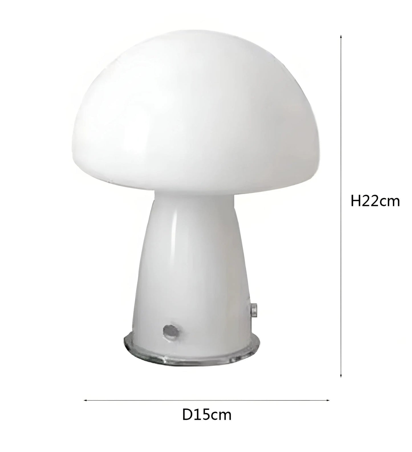 Scandinavische LED Paddenstoel Lamp - Elegantie en Warmte voor Jouw Interieur